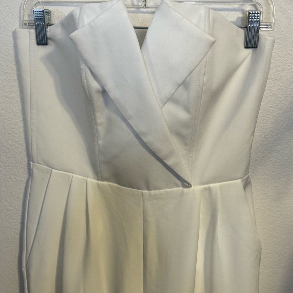 NWT Women’s Mora Fashion Formal White Jumpsuit size Large - Picture 3 of 14